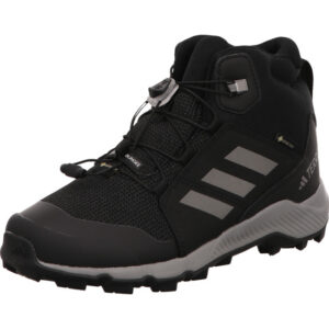 Adidas Trerrex Mid GTX K Kinder Wanderschuh schwarz mit zipp und grauer Sohle