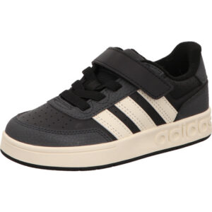 Adidas Kider sneaker breakbase c schwarz mit einem Klett und heller Adidas Sohle