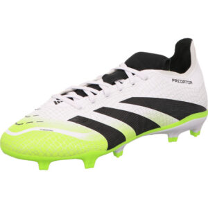 Adidas Herren Fußballschuh mit Stollen weiß gelb mit schwarzen streifen