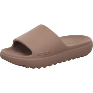 Adidas Adilette Lumia dunkel braun mit dicker Sohle