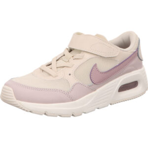 Nike Air Max SC little Kids Kinder Sneaker beige lila und heller Sohle mit Dämpfungsfenster