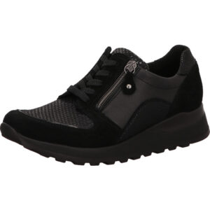 Lugina Sneaker schwarz kombi mit schwarzer Sohle