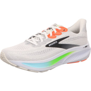 Brooks Herren Laufschuh Ghost 17 weiß / pink / grün