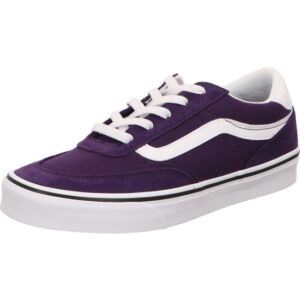 Vans Damen sneaker schnürer dunkellila und weißer Sohle