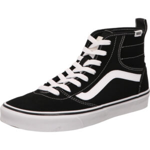 vans herren schwarz ashwood hi decon mit weißer Sohle