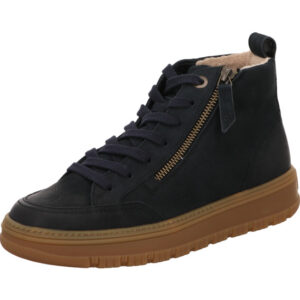 Paul Green Damenstiefelette blau nubuk
