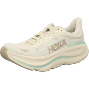 Hoka Bondi 9 Damen Laufschuh weiß/grün/rose