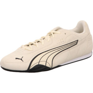 PUMA CATCH SD beige mit schearzem Puma Streifen und dunkler Sohle