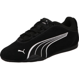 PUMA CATCH SOLEIL SD Damen Sneaker schwarz mit weißem Puma Streifen und schmaler Sohle