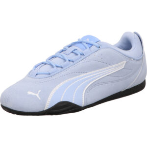 PUMA CATCH SOLEIL SD Hellblau mit blauem Puma Streifen und schwarzer Sohle