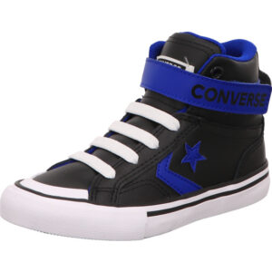 converse pro blaze strap hi schwarz kids mit blau