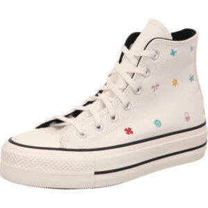 converse damen weiss ctas lift hi mit bunten Motiven