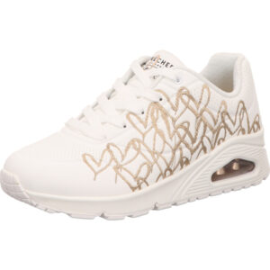 Skechers Sneaker weiß mit weißer Sohle