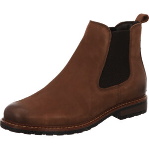Tamaris Stiefelette braun mit schwarzer Sohle