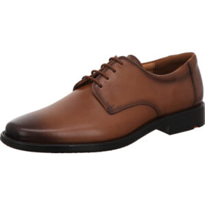 Lloyd Schuhe Herren cognac mit dunkler Gummisohle