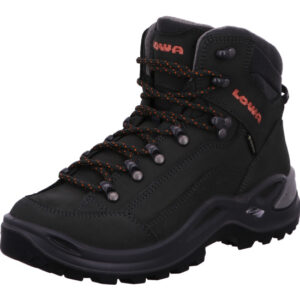 Lowa Renegade GTX Damenschuh hoch graphit kombi mit dunkler Sohle