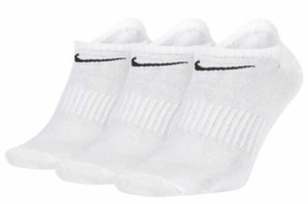 Nike Sneakersocken weiß mit schwarzem Logo