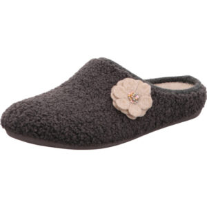 Varomed Annelie Pantoffel Hausschuhe hinten offen m. Warmf.