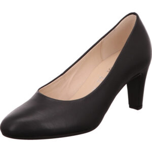 Gabor Pumps Damen schwarz mit schwarzem Absatz