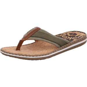 Rieker Herren Sandalen grün kombi mit brauner Sohle