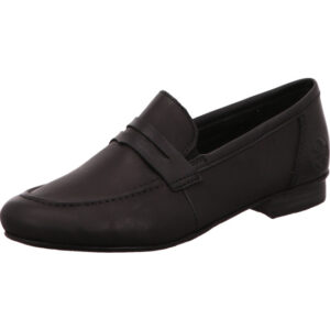 Rieker Damen Pumps schwarz mit schwarzer Sohle
