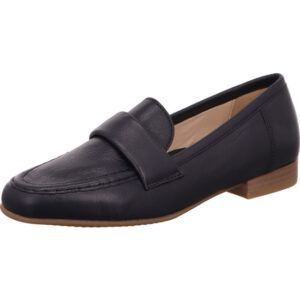 Ara Damen Pumps dunkelblau mit brauner Sohle