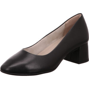 Tamaris Damen Pumps schwarz mit schwarzem Absatz