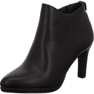 Tamaris Damen Stiefelette schwarz mit schwarzem Absatz