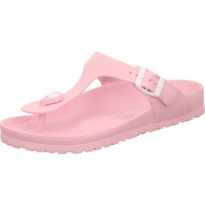 Westland Damen Badesschuh pink mit weißer Schnalle und pinker Sohle