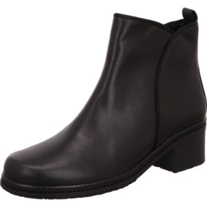 Gabor Stiefelette schwarz mit schwarzem Absatz