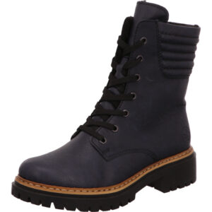 Rieker Damenstiefelette dunkelblau mit schwarzer Sohle