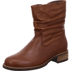Palpa Damen Stiefelette braun mit brauner Sohle