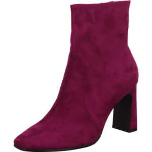 Tamaris Damen Stiefelette pink mit pinkem Absatz