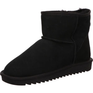 Ara Damen Stiefelette gefüttert schwarz mit schwarzer Sohle