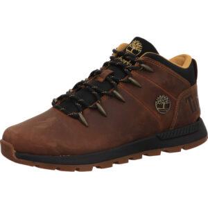 Timberland Sprint Trekker Mid Herren Stiefelette dunkelbraun geschnürrt mit dunkler Sohle