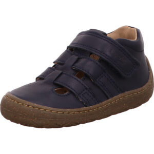 Superfit Kinderschuh Jungs dunkelblau mit Klett und brauner Sohle