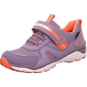 Superfit Kinderschuh Mädchen Halbschuh lila orange kombi mit heller Sohle