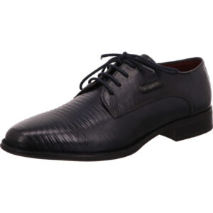 Bugatti Business Schnürschuh Herren schwarz mit schwarzer Sohle