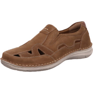 Josef Seibel Herren slipper braun mit grauer Sohle