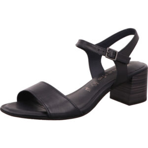 Tamaris Damen Pumps schwarz mit schwarzer Sohle