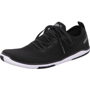 Xero shoes Herren Barfußschuh Schnürer schwarz mit weißer Sohle