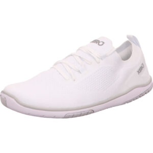 Xero shoes Damen Barfußschuh Schnürer weiß mit weißer Sohle