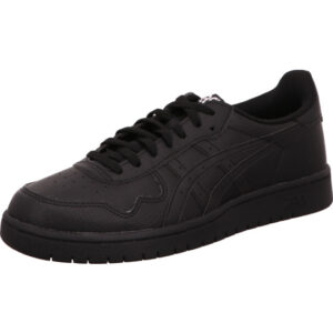 schwarzer Sneaker mit schwarzer Sohle