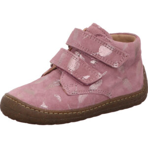 Superfit Kinderschuh Mädchen rosa kombi mit Klett und brauner Sohle