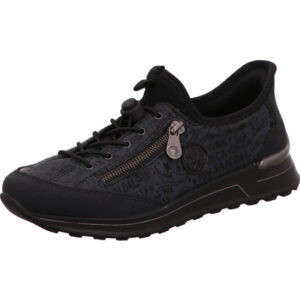 Rieker Damen Halbschuh dunkelblau mit schwarzer Sohle
