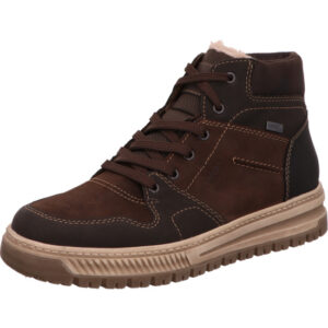 Rieker Herren Stiefelette braun kombi mit heller Sohle