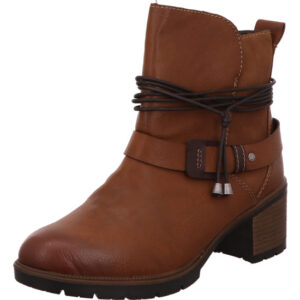 Rieker Stiefelette braun mit dunkler Sohle