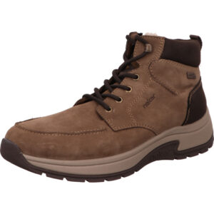 Rieker Herren Stiefelette braun kombi mit grauer Sohle