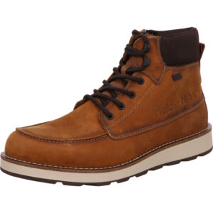 Rieker Herren Stiefelette braun mit beiger Sohle