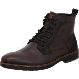 Rieker Herren Stiefelette dunkelgrau mit schwarzer Sohle